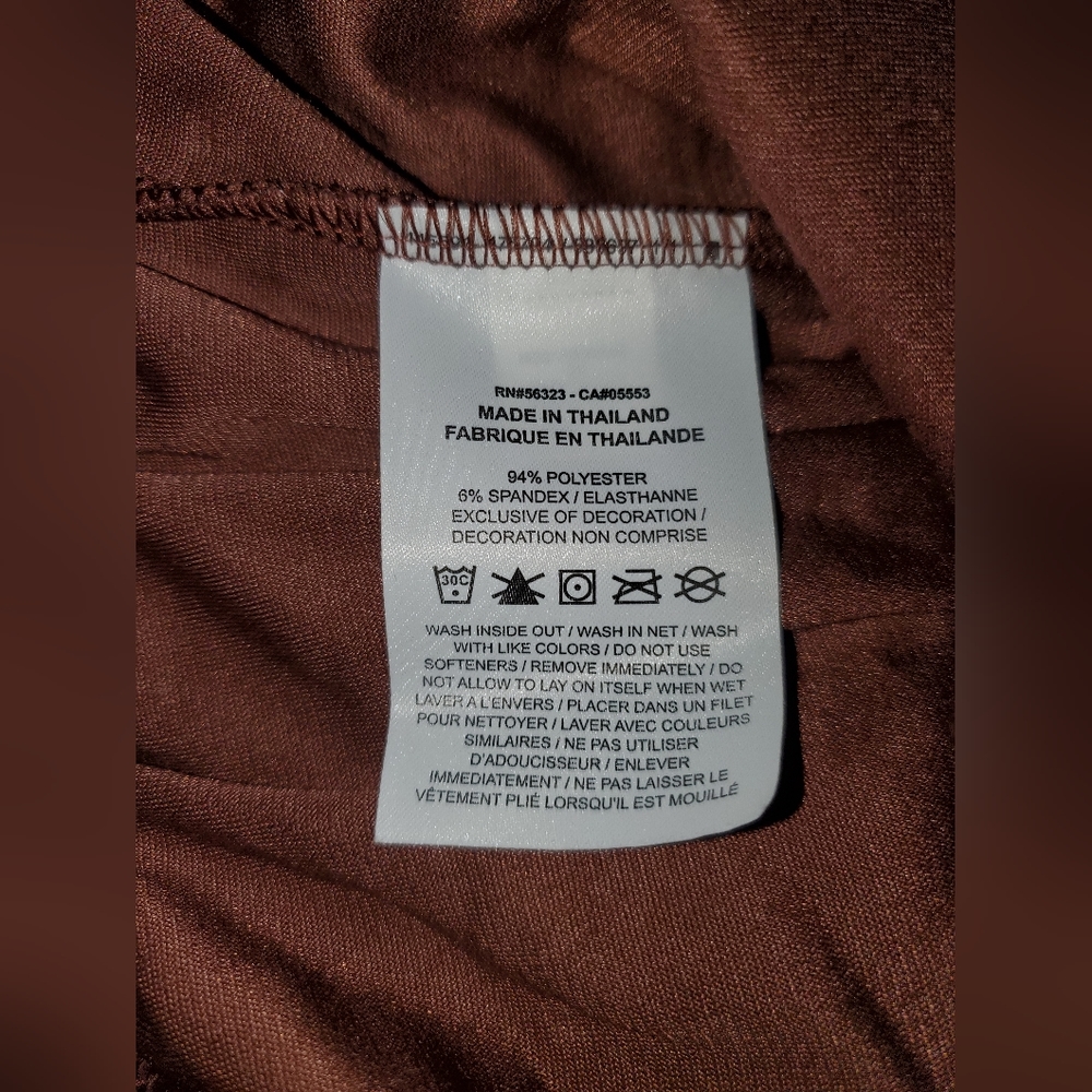 🌟🆕️NWT Nike Air Velour Mid-Rise Pants 2x Bronze - Picture 5 of 8